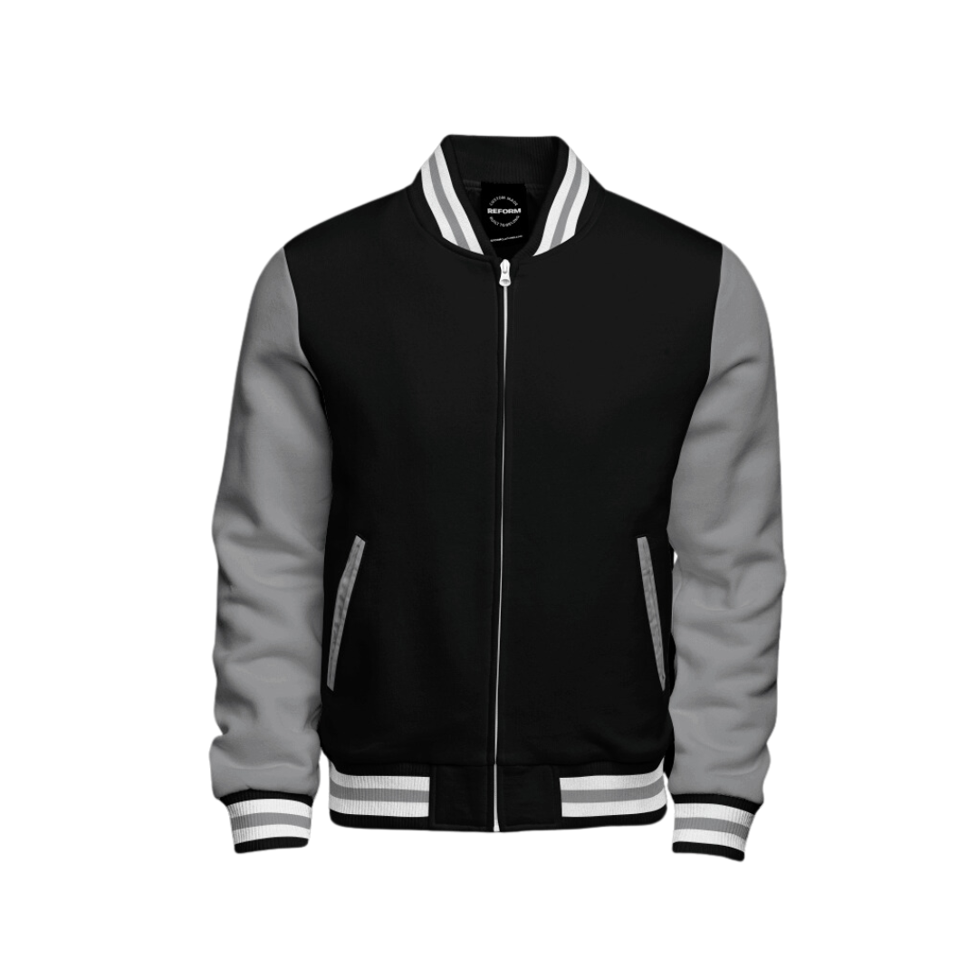 FLEECE VARSITY JACKETS (ZIP)