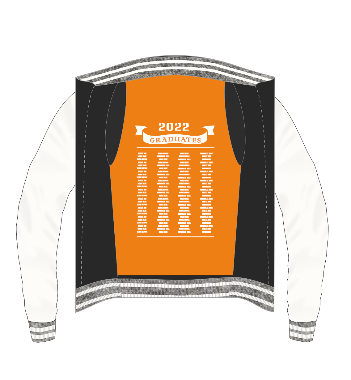 FLEECE VARSITY JACKETS (ZIP)